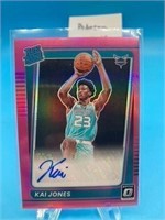 Kai Jones Pink Rated Rookie Autograph /25