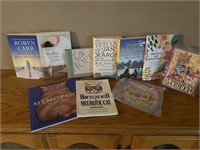 Selection of Inspirational Books and Signage for