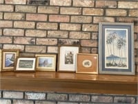 Collection of 6 Pieces of Original Artwork.  Most