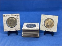 Lot of 1964 Kennedy Half Dollars (12)