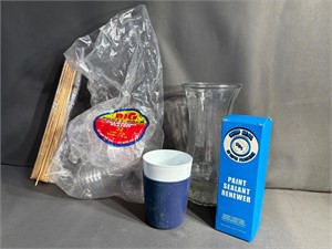 Glass Vase, Drinking Cups, Kitchen Utensils