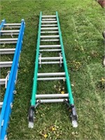 Keller fiberglass extension ladder