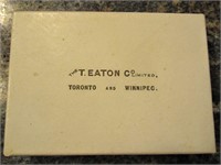 Vintage Eaton's Tiny Box  Ladies Business Cards +