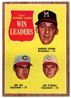 1962 Topps National League Win Leaders #58 -