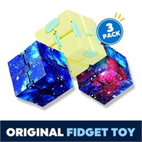 B1553  JEEXI Infinity Cube Puzzle Toys, 3 Pack