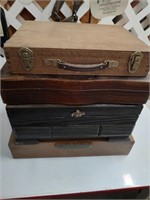 4 Vintage Flatware Boxes