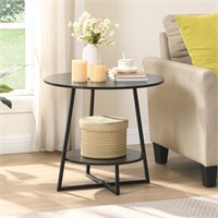 D&H FURNIMMT 22" Small Tall Round Accent End Table