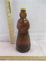 Vintage Amber Pancake Syrup Bottle