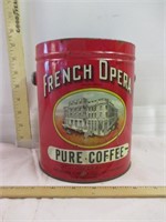French Opera Vintage Coffee Tin