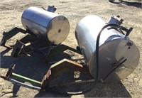 Set of (2) 150 Gallon Stainless Steel Side Tanks