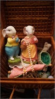 Basket with Easter Items