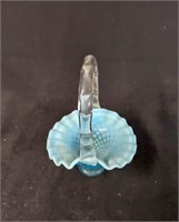 Hobnail Blue Vase