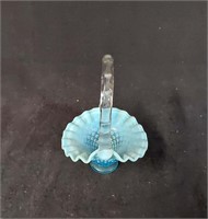 Hobnail Blue Vase