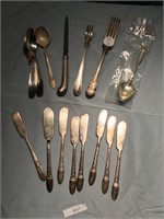 Antique Silver Plated Flatware