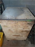 Craftsman Metal Cabinet w/wood door 25"d x 24"w x
