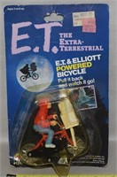 LJN 1982 1245 E.T. Elliott Powered Bicycle Toy