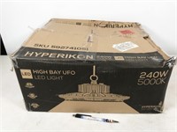 1 fixture, Hyperikon LED 240W 5000K high bay ufo