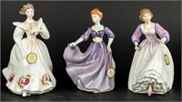 Lot Of 3 Royal Doulton Porcelain Figurines