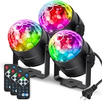 3-Pack Disco Ball Party Lights