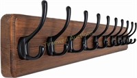 SKOLOO Rustic Wall Mount Coat Rack - 38.6'