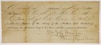 1865 Civil War Army Prisoner Discharge Paper