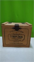 Yukon Jack Wood Lidded Crate  Really Nice!
