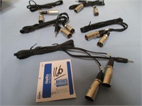 Qty 5 - 3.5 1/8th inch stereo to XLR breakout NOS