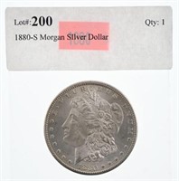 1880-S Morgan SIlver Dollar