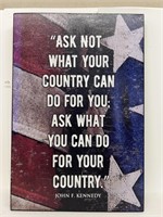 John F Kennedy wall decor