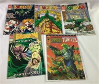 Five miscellaneous comic books