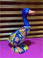 Talavera Duck Planter, Marked Mexico