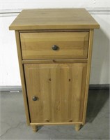 Wood Nightstand Or Small Cabinet