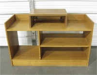 Natural Finish Shelf Unit & Small Shelf