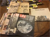JFK Dead, 100 Years Chronicle & Life Magazines