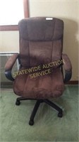 Dark Brown Swede chair
