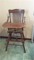 Wood high Chair