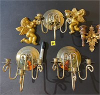 Wall Candle Holders/Angels