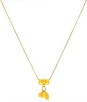 24kt G.P. Necklace w/ 3 Pendants