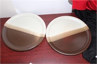 Set of 3 McCoy Dinner Plates