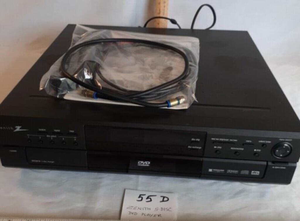 ZENITH 5 DISC CD PLAYER