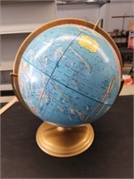 12" Late 1970s World Globe