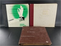 Several collections of antique records