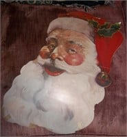 Vintage Santa Paper Cutout