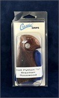 Colt Python Brazilian Rosewood Pistol Grips