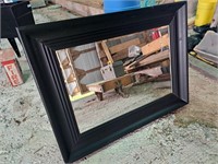 Beveled glass mirror 48 x 35"