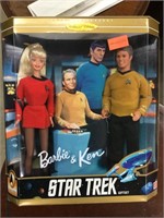 Star Trek Barbie and Ken, new in box