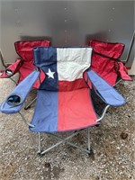 Three Folding Camp Chairs