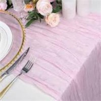 Babenest 13ft Light Pink Cheese Cloth Table