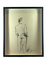 An Original Butt Sketch, Unknown Artist