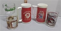 Vintage Nebraska Husker mugs & More